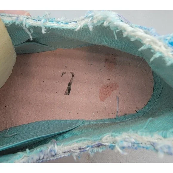 Blowfish Malibu Playwire-F-T Sneakers Blue Tie Dye Size 7 Slip-On - Picture 13 of 13